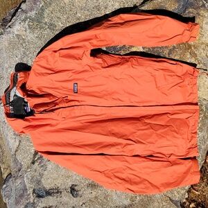 Patagonia Orange Raincoat